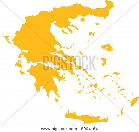 Grækenland kort