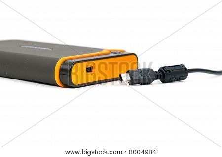 Ulkoisen laitteen mini-usb-liitäntään