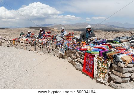 Vendors Selling Local Crafts, Peru