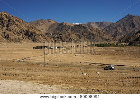 Sand Dune on the way to lamayuru from leh ,India