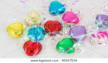 Chocolate Hearts Candies