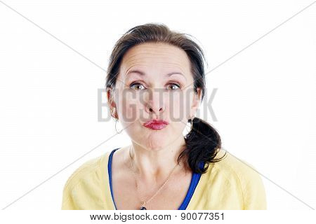 Unimpressed Woman