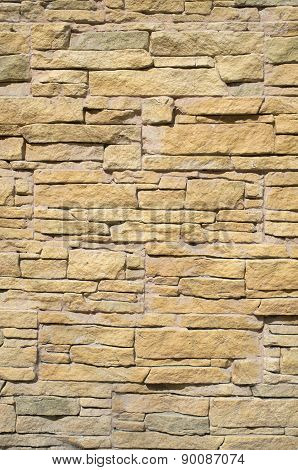 Yellow Cladding Tiles Imitating Stones