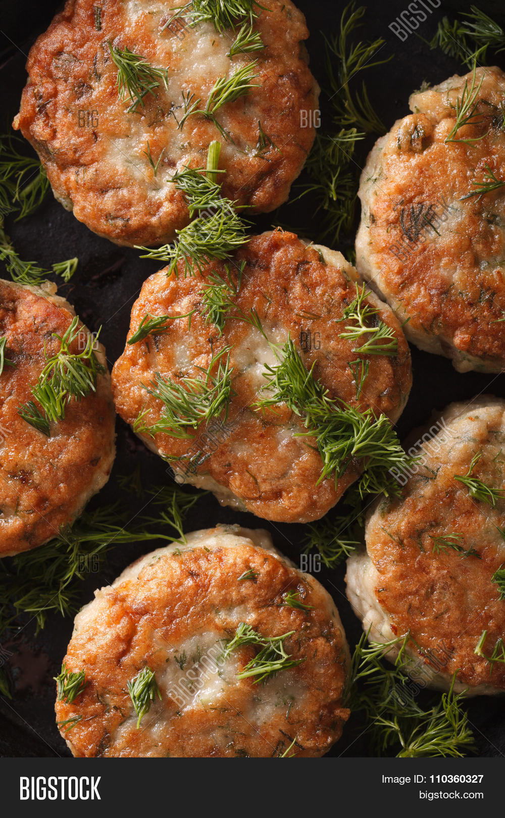 Hot Fish Cakes Dill Image & Photo (Free Trial) Bigstock