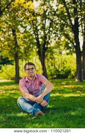 young man in causal style
