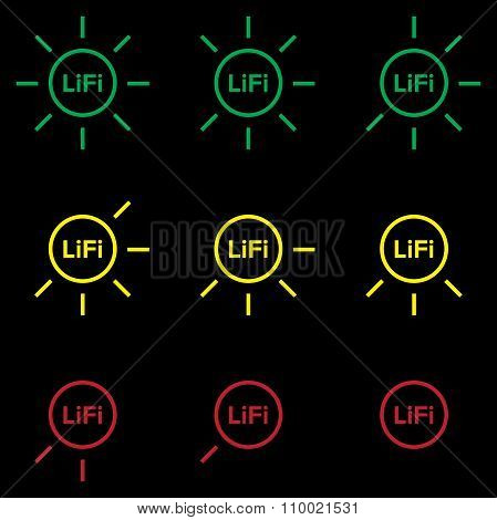 Lifi Icon Set