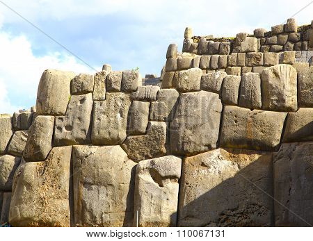 Inca Ruins - Saqsaywaman, Peru, South America.