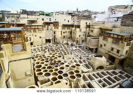 Tannery In Fez, Morocco