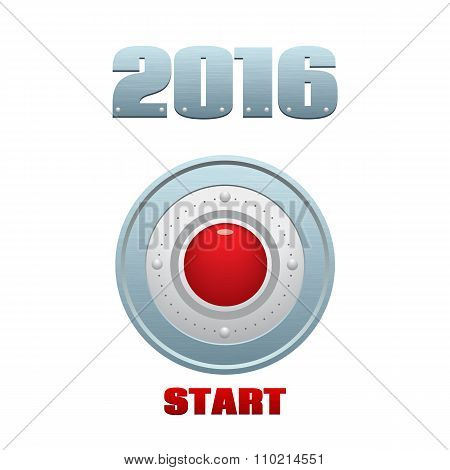 Start Button, Vector Temlate