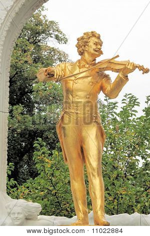 Johann Strauss; Wiener Stadtpark; Wien, Österreich