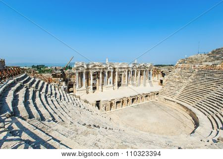 Amphitheater in Pamukkale, Turkey