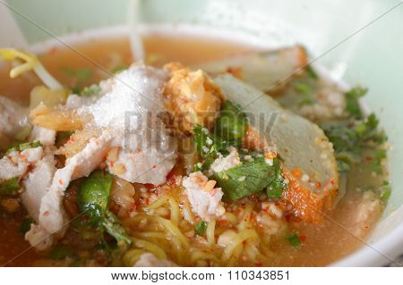 hot spicy Tomyum Noodles