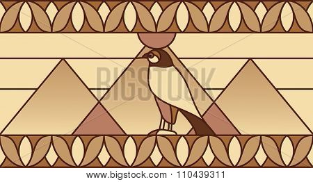 Ornament With Egyptian Symbols