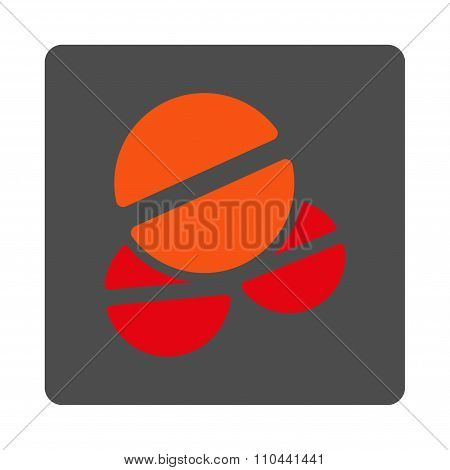 Tablets Rounded Square Button