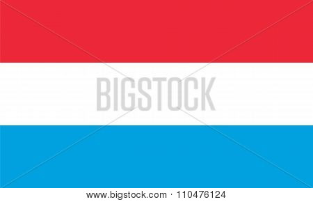 Standard Proportions For Lixembourg Flag
