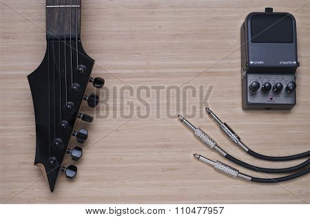 Electric Guitar And Distortion Unit