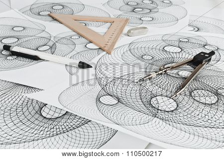 Circinus And Geometric Shapes