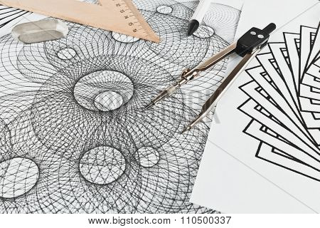 Circinus And Geometric Shapes