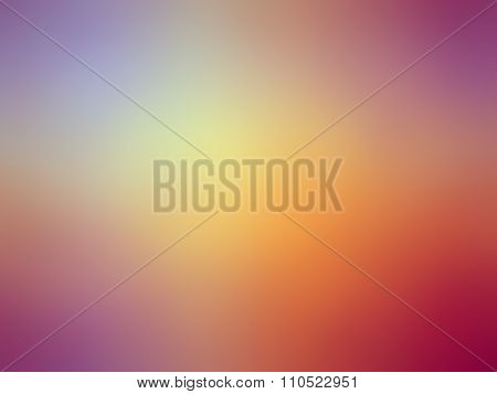 Rainbow Colored Blurred Background