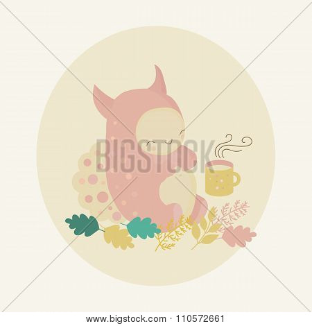 Vector Monster And Tea