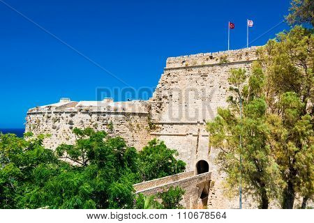 Gate And Bridge Of Kyrenia Castle. Cyprus