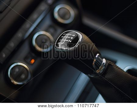 Gearshift In The Car