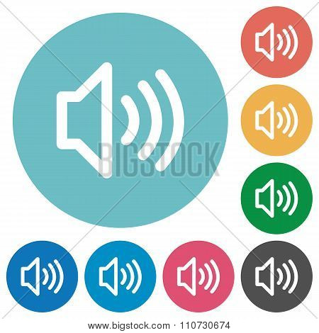 Flat Volume Icons