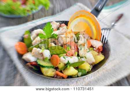 Fish with vegetable