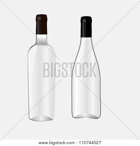 Bottle For Wine. Mock Up I