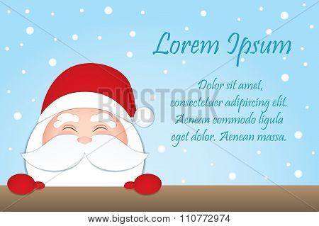 Santa Claus smiling