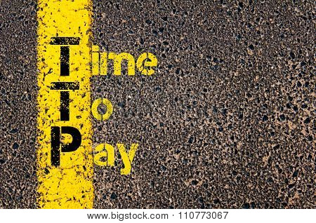 Accounting Business Acronym Ttp Time To Pay