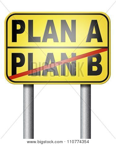 Plan A Or B Alternative Options