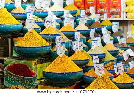 Shiraz Vakil Bazaar spices