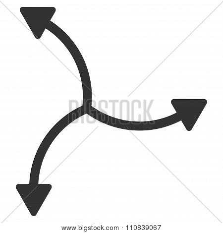 Swirl Arrows Icon