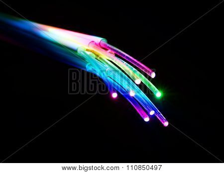 multicolor fiber optics