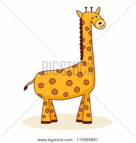 Cute Cartoon Giraffe
