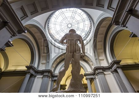 statues in the Bargello, Florence, Italy