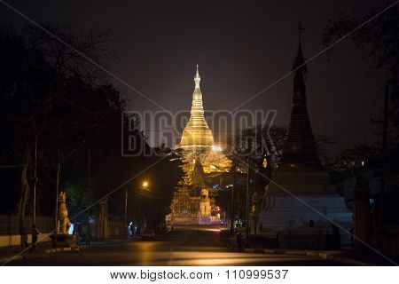 Asia Myanmar Yangon Shwedagon Pagoda