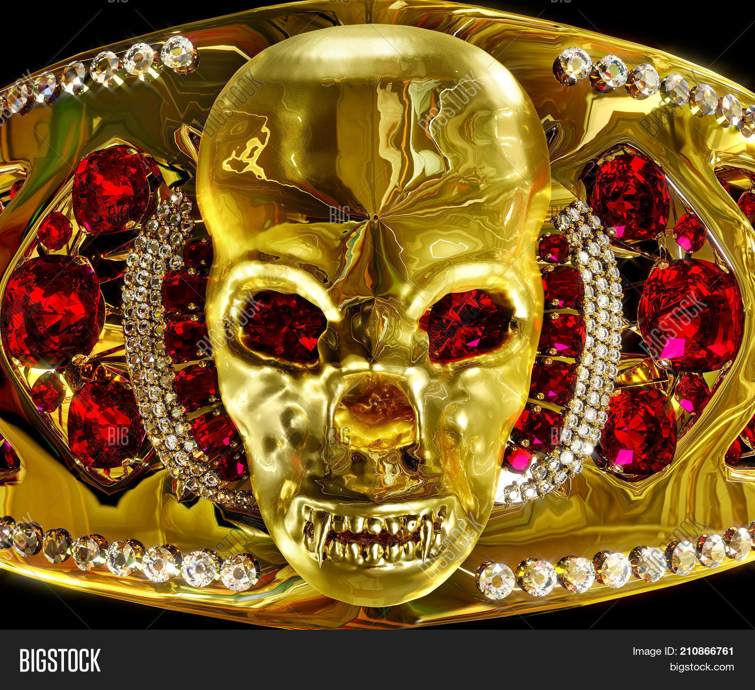 Gold Jewellery Skull Image & Photo (Free Trial) | Bigstock