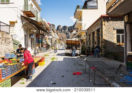 Architecture Of Kalambaka, Greece.