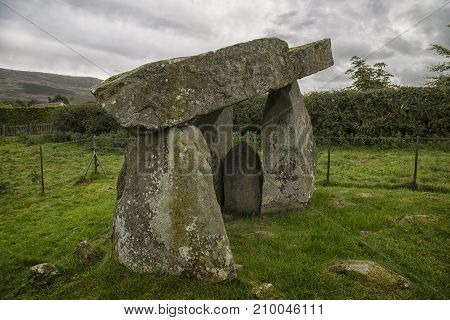 A Tripod portal dolmen in north ireland