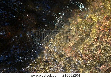 River Bottom And Water