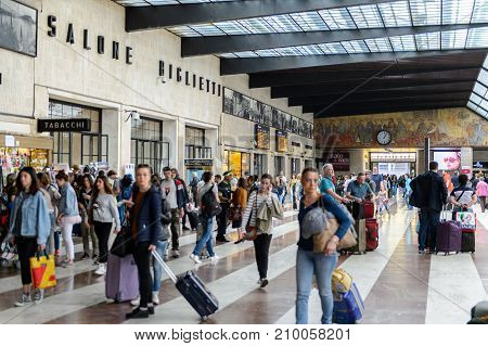 Firenze Santa Maria Novella, A Terminus Railway Station In Florence.