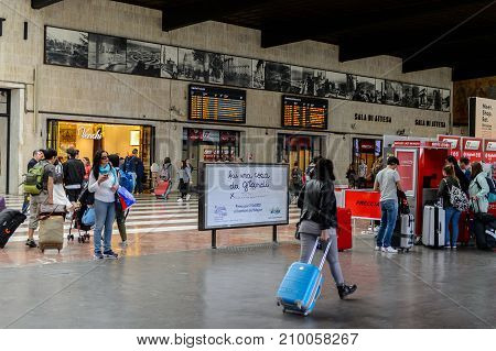 Firenze Santa Maria Novella, A Terminus Railway Station In Florence.