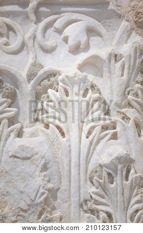 Leaf of the akant in an ornament element