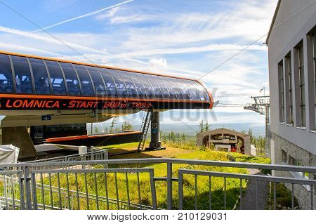 Tatranska Lomnica, Slovakia, A Skiing And Hiking Resort