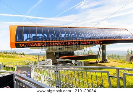 Tatranska Lomnica, Slovakia, A Skiing And Hiking Resort