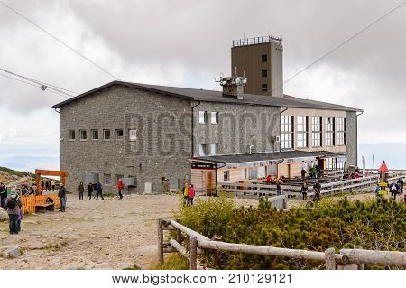 Tatranska Lomnica, Slovakia, A Skiing And Hiking Resort