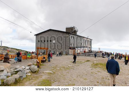 Tatranska Lomnica, Slovakia, A Skiing And Hiking Resort
