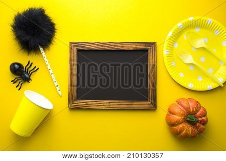blank space and background for halloween party concept